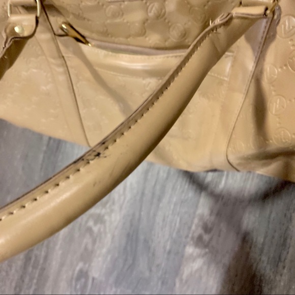 Adrienne vittadini travel bag, embossed duffle - Picture 6 of 7